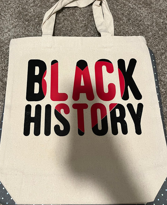 Black history Canvas totes